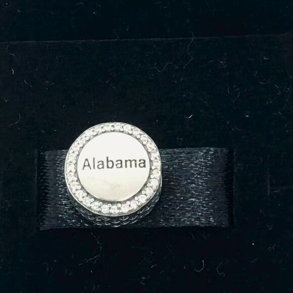 ✨🔥Pandora Alabama Country Flag Exclusive Moments Button Charm - Picture 2 of 3